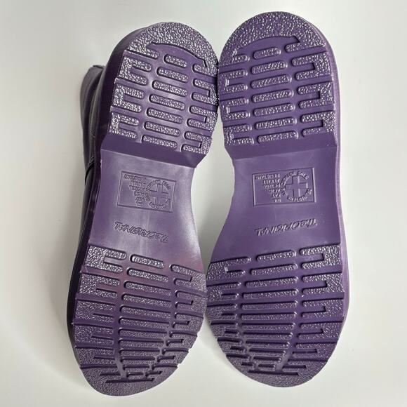 Dr. Martens 1460 Pascal Mono Virginia Leather Lace Up Boots in Blackcurrant - Picture 10 of 10